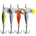 4 stuks viskunstaas spinners, Ophalen of Verzenden, Nieuw, Haak