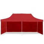 Easy Up Vouw-Tent / Marktkraam 3x6m.Stalen Frame 55kg Rood, Ophalen of Verzenden, Nieuw, Partytent, Opvouwbaar