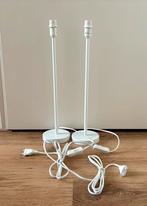 Twee nieuwe lampenvoeten/ lampenstandaarden wit, Ophalen of Verzenden, Nieuw, Minder dan 50 cm