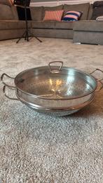 Fissler wok en stoompan, Ophalen