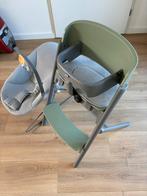 Kinderkraft LIVY 3-in-1 Kinderstoel Groen, Ophalen, Zo goed als nieuw, Meegroeistoel, Afneembaar eetblad