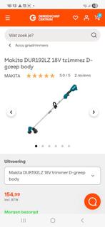 Makita grastrimer bosmaaier DUR192LZ nieuw, Ophalen of Verzenden, Zo goed als nieuw