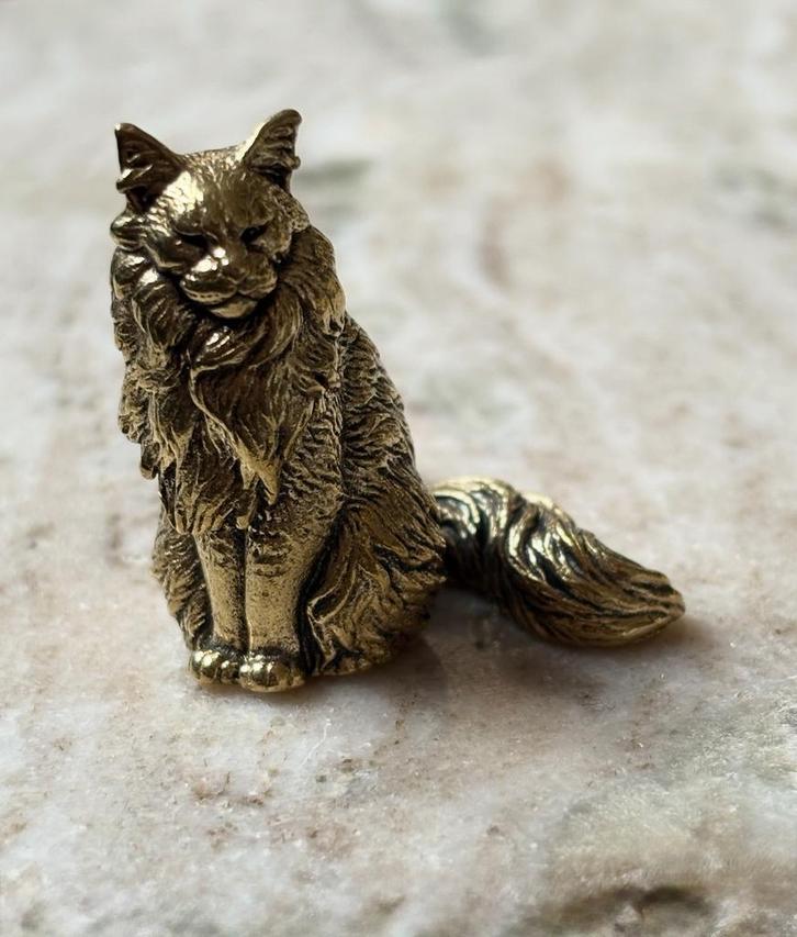 Koperen katje, Antiek en Kunst, Antiek | Koper en Brons, Ophalen of Verzenden