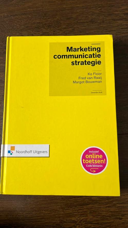 J.M.G. Floor - Marketingcommunicatiestrategie, Boeken, Economie, Management en Marketing, Zo goed als nieuw, Management, Ophalen of Verzenden