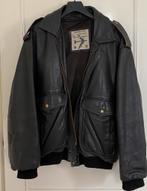 Leather bombers jacket size L, Kleding | Heren, Overige Herenkleding, Ophalen of Verzenden, Bombers jacket, Zo goed als nieuw