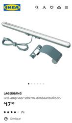 2x IKEA BUREAU LAMPEN (boven scherm), Huis en Inrichting, Lampen | Overige, Ophalen of Verzenden, Zo goed als nieuw