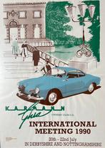 Originele poster int Karmann Ghia meeting 1990 Engeland, Ophalen of Verzenden, A1 t/m A3, Zo goed als nieuw, Rechthoekig Staand