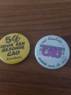 078 AbvaKabo Buttons - CAO, Ophalen of Verzenden, Gebruikt, Overige onderwerpen, Button