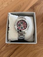 SEIKO SND495 met rode wijzerplaat, Staal, Polshorloge, Nieuw, Ophalen of Verzenden