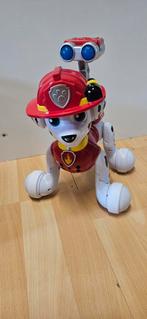 Paw Patrol Marshall robothond beweegbaar en geluid, Kinderen en Baby's, Speelgoed | Actiefiguren, Ophalen of Verzenden, Zo goed als nieuw