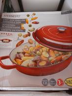 Ernesto Gietijzeren Braadpan 3.2L - Nieuw, Gietijzer, Nieuw, Ophalen of Verzenden, Keramische plaat