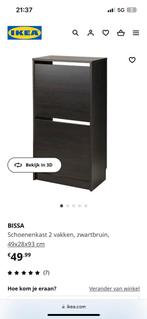 ZGAN Schoenenkast Ikea 2 stuks, Huis en Inrichting, Kasten | Schoenenkasten, Zo goed als nieuw, Ophalen