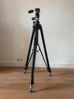 Manfrotto statief 058B + 141RC kop, Ophalen, Gebruikt, 175 cm of meer, Driepoot