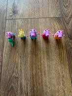 Peppa Big speel poppetjes 5 stuks zgan, Ophalen of Verzenden, Zo goed als nieuw
