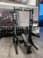 Technogym Halfrack ,147,5kg Technogym Gewichten, Bankje,, Ophalen, Zo goed als nieuw, Rug, Overige typen