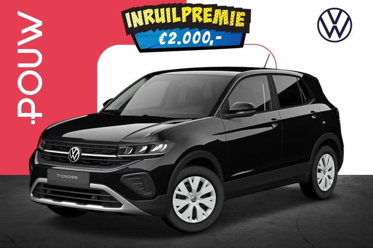 Volkswagen T-Cross 1.0 TSI 95pk Edition | Airco | Getint Gla, Auto's, Volkswagen, Bedrijf, Te koop, T-Cross, ABS, Airbags, Airconditioning