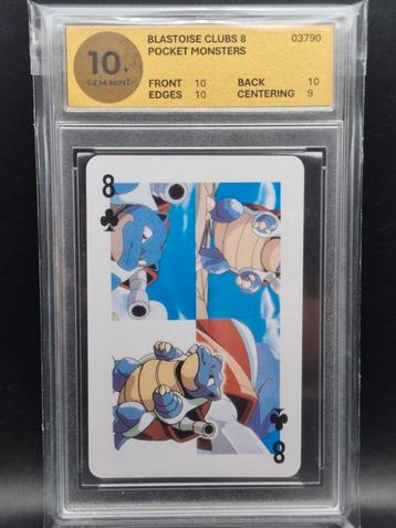 Blastoise pocket monsters vintage woetoe grading 10+ beschikbaar voor biedingen