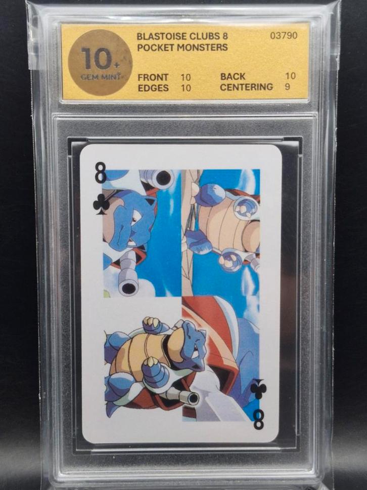 Blastoise pocket monsters vintage woetoe grading 10+, Hobby en Vrije tijd, Verzamelkaartspellen | Pokémon, Zo goed als nieuw, Meerdere kaarten