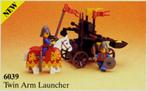 Lego Castle Lion Knights 6039 Twin Arm Launcher, Kinderen en Baby's, Speelgoed | Duplo en Lego, Complete set, Ophalen of Verzenden
