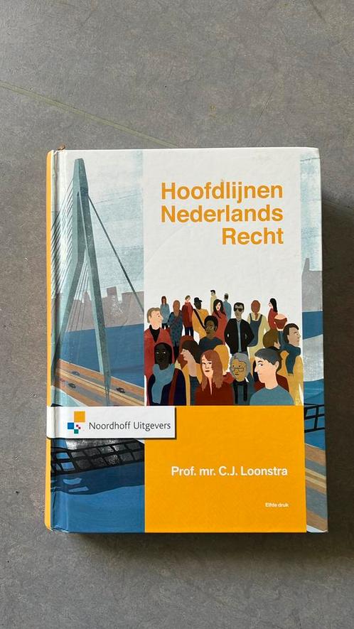 C.J. Loonstra - Hoofdlijnen Nederlands recht, Boeken, Wetenschap, Zo goed als nieuw, Ophalen of Verzenden
