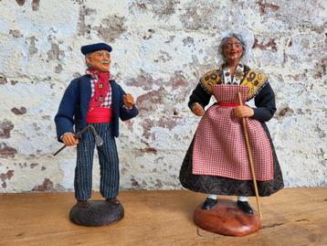 Set franse brocante poppen/beeldjes/ allegonda  beschikbaar voor biedingen