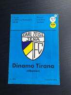 ⚽ Programma Uefa-Cup Carl Zeiss Jena - Tirana 1981-1982 ⚽, Verzamelen, Sportartikelen en Voetbal, Ophalen of Verzenden, Zo goed als nieuw