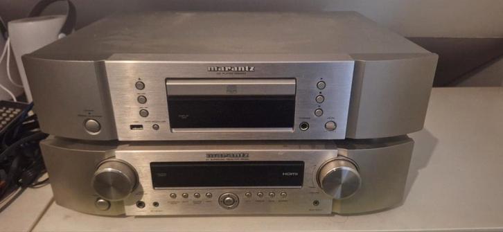 Marantz NR1501 receiver & CD6003 cd-speler, Audio, Tv en Foto, Stereo-sets, Gebruikt, Cd-speler, Tuner of Radio, Overige merken