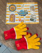 McDonalds handschoenen + stickervel, Ophalen of Verzenden, Nieuw, Gebruiksvoorwerp