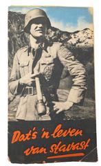 duitse/ nederlandse ww2 flyer in gebruikte staat, Verzamelen, Militaria | Tweede Wereldoorlog, Ophalen of Verzenden, Duitsland