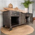 Oude werkbank, vintage toonbank, keukeneiland, dressoir, Ophalen