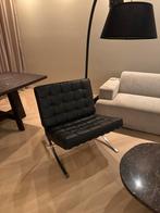Design Fauteuil - Barcelona chair | Ludwig Mies van der Rohe, Huis en Inrichting, Minder dan 75 cm, Leer, Ophalen of Verzenden
