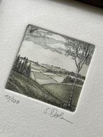 Twee mooie kleine Etsen of Gravures, Antiek en Kunst, Ophalen of Verzenden