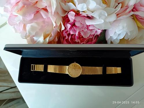 Gouden 14 karaat herenhorloge., Sieraden, Tassen en Uiterlijk, Horloges | Dames, Nieuw, Overige merken, Goud, Ophalen of Verzenden