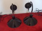 DESIGNWANDLAMP BORJE CLAES 2 STUKS  ZWART, Ophalen, Gebruikt, Metaal, Minder dan 50 cm