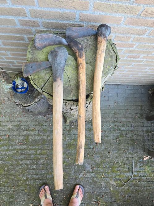 Bijl + adze en grond bewerking hak gesmeed , uit Gambia, Tuin en Terras, Hand-tuingereedschap, Nieuw, Overige soorten, Ophalen