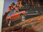 Brochure Chevrolet S-10 Blazer 1992 USA, Ophalen of Verzenden, Zo goed als nieuw, Chevrolet