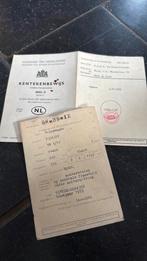 Vw kever ovaal 1959 kenteken, Fietsen en Brommers, Ophalen of Verzenden, Zo goed als nieuw