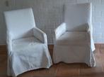 EETKAMERSTOELEN, Ophalen, Gebruikt, Twee, Wit