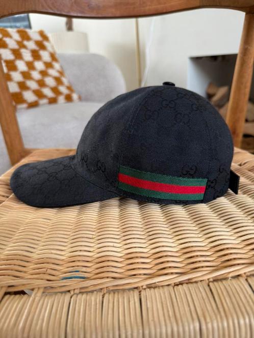 Orginele Gucci pet | Zwart | Maat S, Kleding | Heren, Hoeden en Petten, Zo goed als nieuw, Ophalen of Verzenden