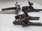 Antieke slotplaten percussie pistool/geweer, Antiek en Kunst, Ophalen of Verzenden