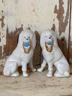 Set kleine oude Engelse Staffordshire/ hoerenhondjes, Ophalen of Verzenden