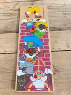 Houten puzzel sint/zwarte piet, Ophalen, Zo goed als nieuw