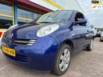 Nissan Micra 1.2 Tekna AIRCO APK T/M 20-6-2026, Voorwielaandrijving, Stof, Gebruikt, Zwart