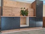 Keuken 270 cm nieuw, Overige materialen, Zwart, Nieuw, Enkelwandige keuken