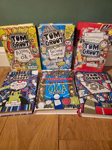 Tom de Groot leesboeken (6 stuks) beschikbaar voor biedingen