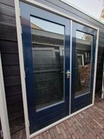 Openslaande tuindeuren dubbel glas deuren terrasdeuren pui, Doe-het-zelf en Verbouw, Ophalen, Deurkozijn, 225 cm of meer, Zo goed als nieuw