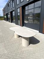 Organische eettafel 96x240x76 cm Japandi stijl, 100 tot 150 cm, Ophalen of Verzenden, Vijf personen of meer, Overige vormen