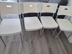 4x ikea herman stoelen (wit), Huis en Inrichting, Stoelen, Ophalen, Gebruikt, Wit, Vier