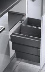 Nieuw in doos: inbouw prullenbak / afvalemmer Hailo | 56 ltr, Kunststof, Nieuw, 40 liter of meer, Ophalen of Verzenden