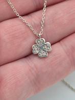 Ste Bee Zilveren Ketting Klaver, Met hanger, Verzenden, Zo goed als nieuw, Zilver